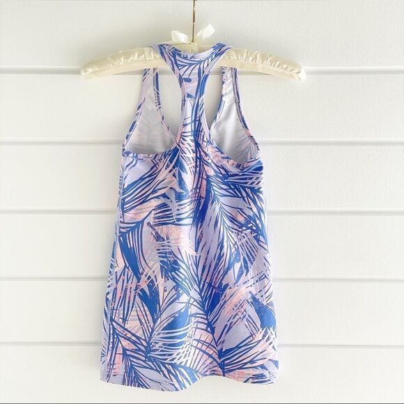 Ivivva Keep Your Cool Palm Splash Pink Multi/Lavender Dusk Tank Top Size 12 - Picture 3 of 9
